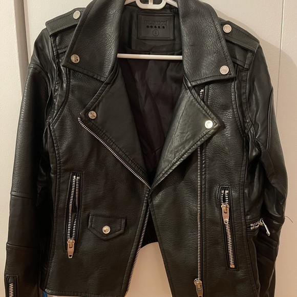 Blank NYC black leather jacket, size S - Picture 4 of 6